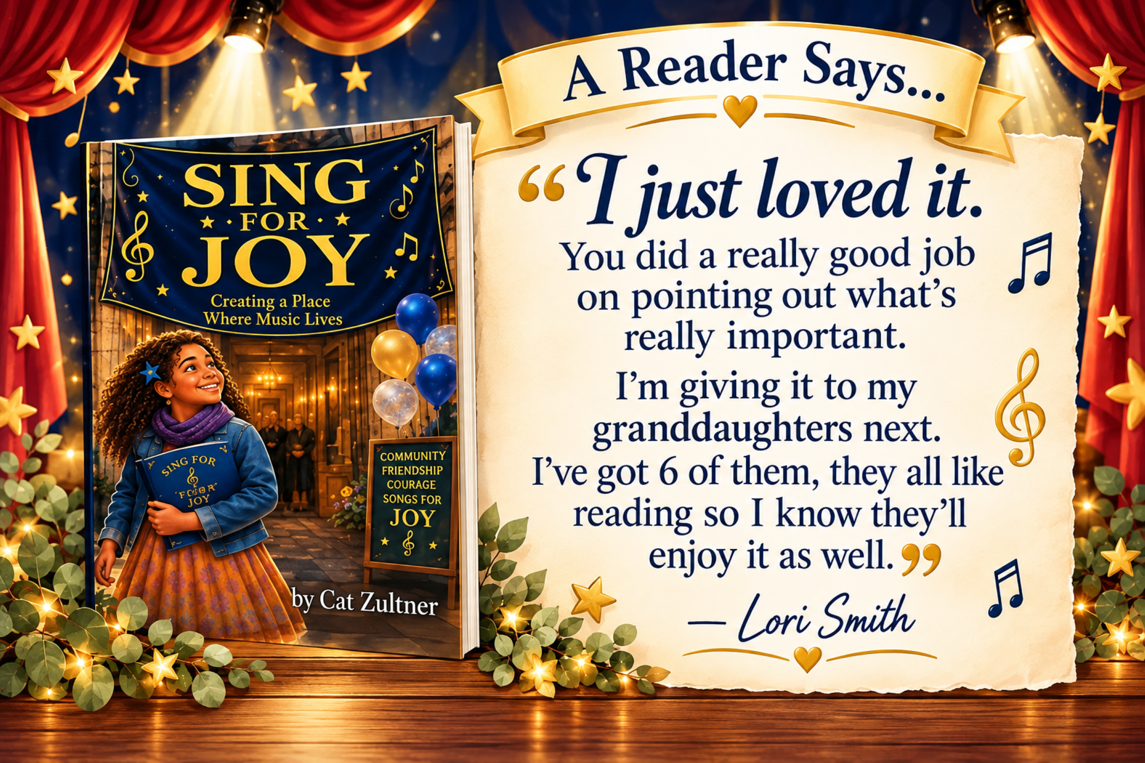Sing For Joy — a reader's review artwork